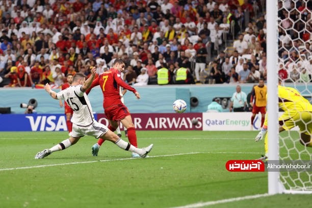 لحظه باز شدن دروازه آلمان توسط اسپانیا در جام جهانی 