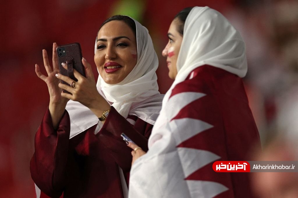 عکس/ شور و حال هواداران قطر و هلند در ورزشگاه
