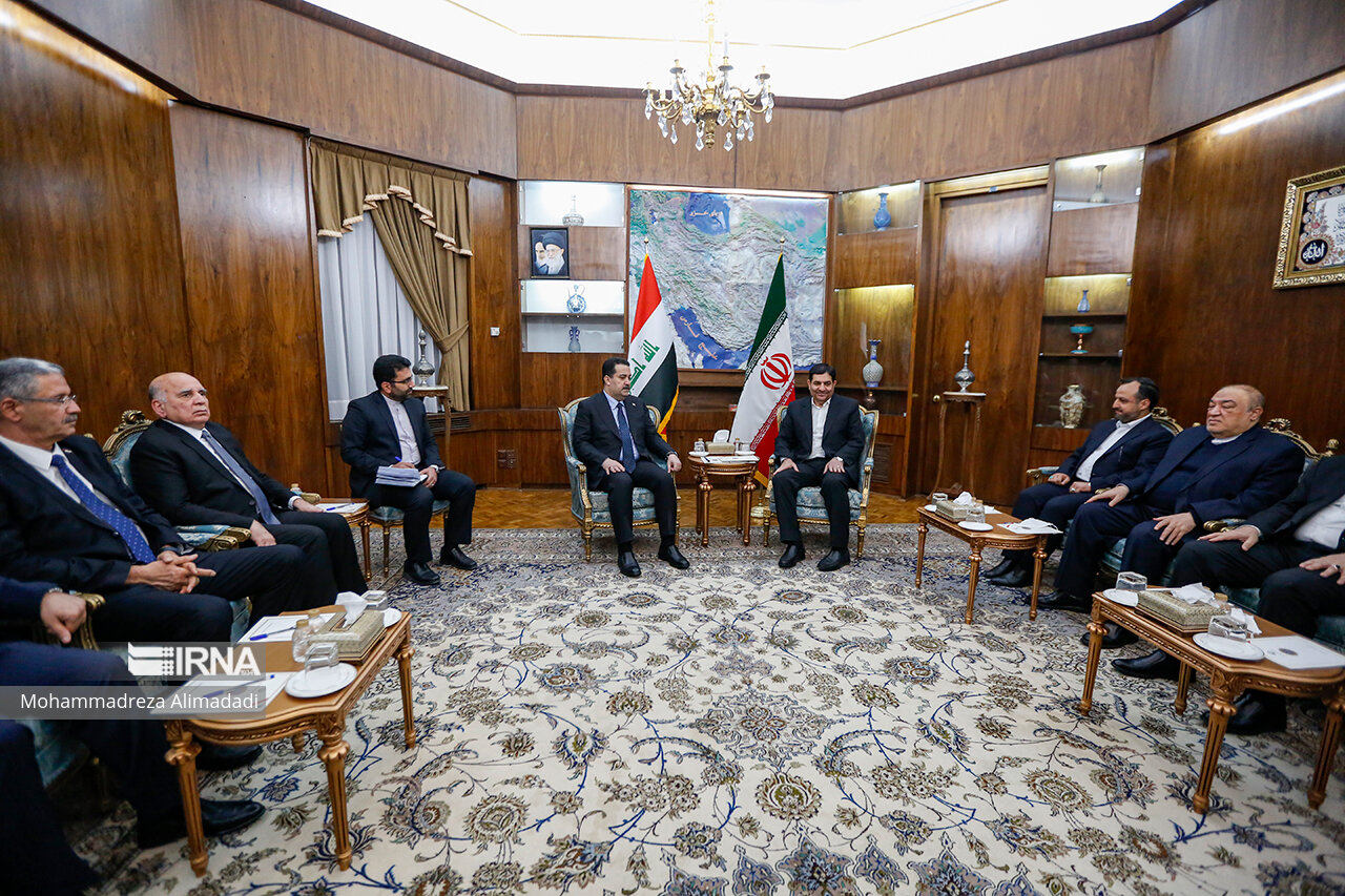 دیدار نخست وزیر عراق با معاون اول رئیس جمهور