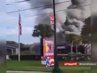 برخورد خودرو با فروشگاه آتش‌بازی در ایالت فلوریدا امریکا