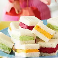ساندویچ رنگارنگ مناسب مهمونی های شما