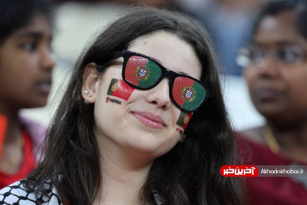 شور و هیجان هواداران پرتغال و اروگوئه در ورزشگاه لوسیل