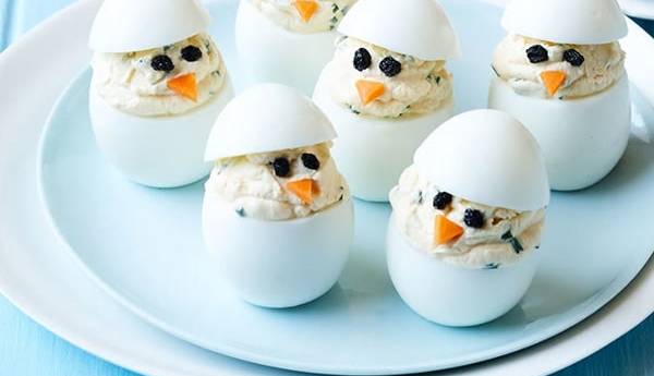 تخم مرغ جوجه ای، غذای کودک بد غذا