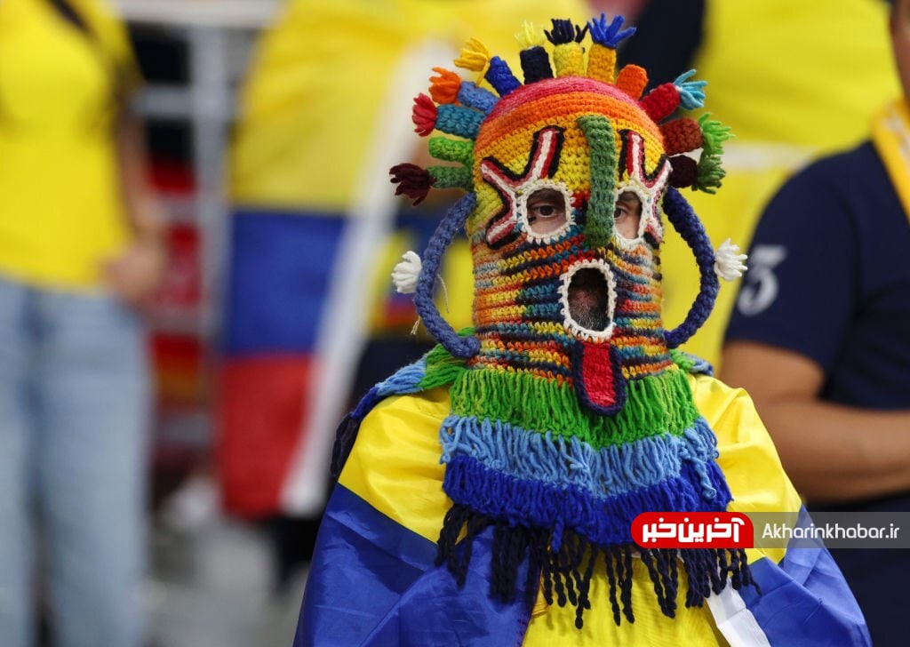 عکس/ شمایل جالب هواداران سنگال و اکوادور در ورزشگاه قطر