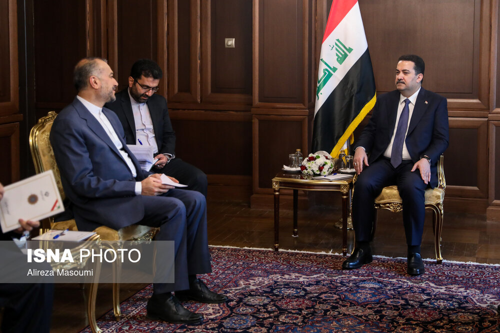 عکس/ دیدار نخست وزیر عراق با امیرعبداللهیان