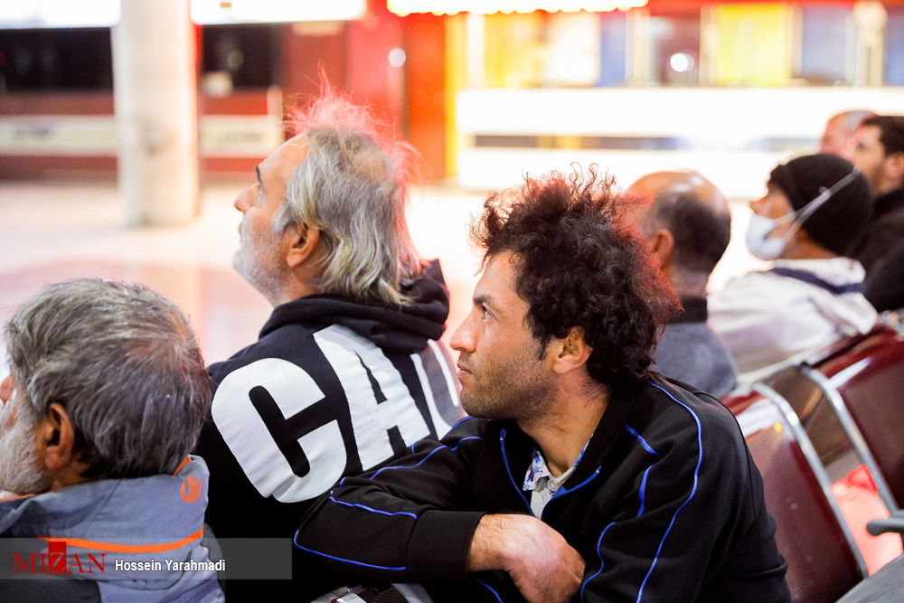 عکس/ جو ترمینال جنوب تهران در زمان تماشای بازی تیم ملی ایران و آمریکا 