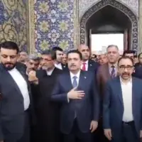نخست وزیر عراق به حرم مطهر رضوی مشرف شد