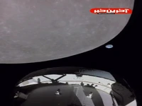 غروب زمین در پشت ماه از نگاه سفینه اوریون