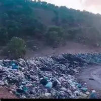 فاجعه زیست‌محیطی در شهر ‌‌«باباحیدر»؛ زباله‌ها در محیط رها شده‌اند!