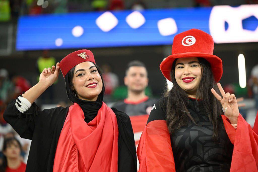 عکس/ اوج شور و اشتیاق در بین هواداران فرانسه و تونس