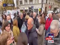 تجمع اعتراضی پزشکان فرانسوی در پاریس
