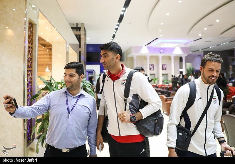 تصاویر بازگشت تیم ملی از قطر