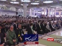 حضور رئیس جمهور در نماز جمعه تهران