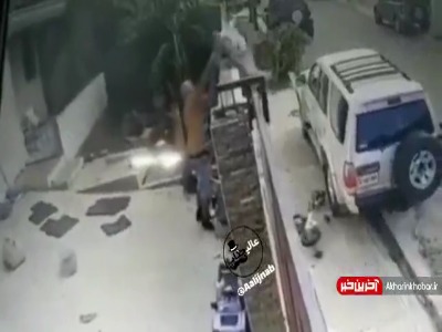 دزد بدشانس گیر صاحب خانه غول پیکر افتاد