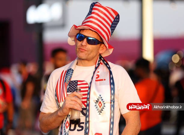عکس/ شور و هیجان هواداران هلند و آمریکا 