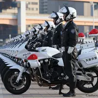 مانور موتورهای پلیس ژاپن