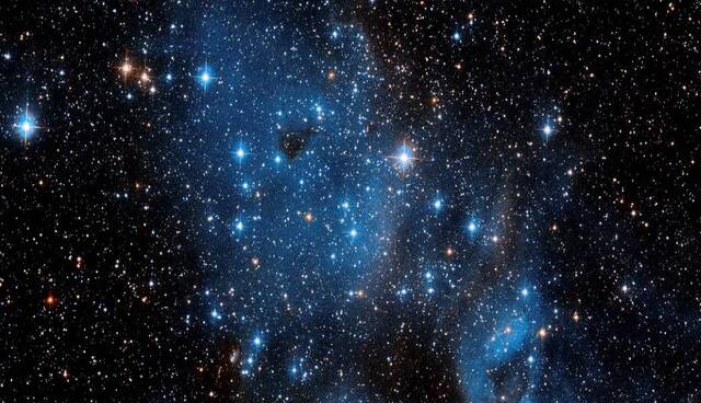 تصویر هابل از یک خوشه ستاره‌ای باز در کهکشان همسایه  