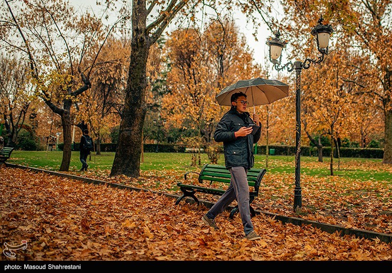 باران پاییزی تهران