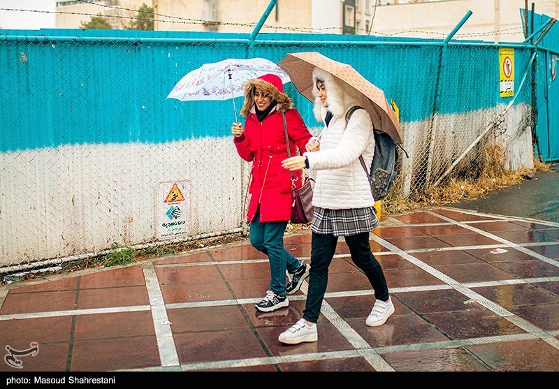 باران پاییزی تهران