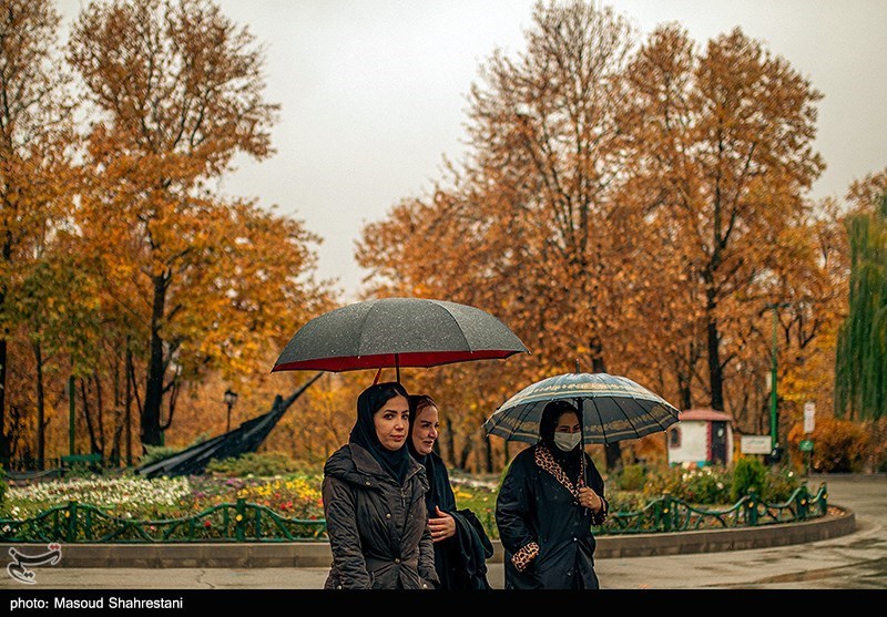 باران پاییزی تهران