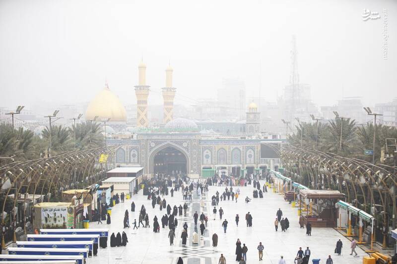 عکس/ کربلا غرق در مه