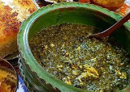 خورشت تره اسفناج با طعمی ترش و دلپذیر