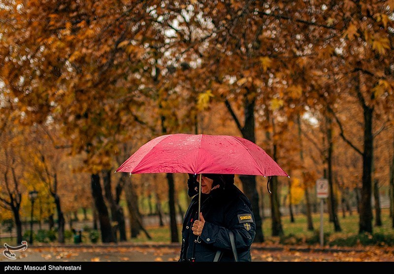 باران پاییزی تهران