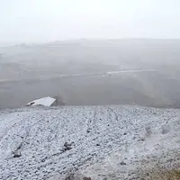 بارش برف در خراسان شمالی