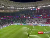 استقبال کم تماشاگران از قهرمان دور قبل در مرحله یک هشتم نهایی جام‌جهانی 2022 قطر