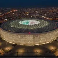 جام‌جهانی/ تصاویری هوایی از ورزشگاه الثمامه پیش از بازی فرانسه و لهستان