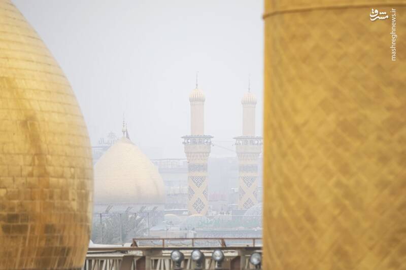 عکس/ کربلا غرق در مه