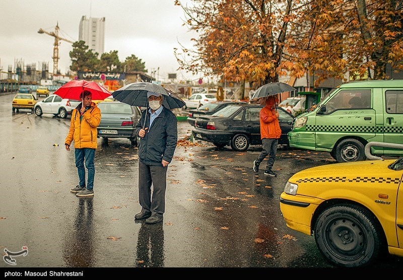 باران پاییزی تهران