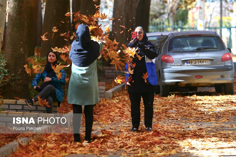 کوچه‌های پاییزی «شهرک مدرس» همدان