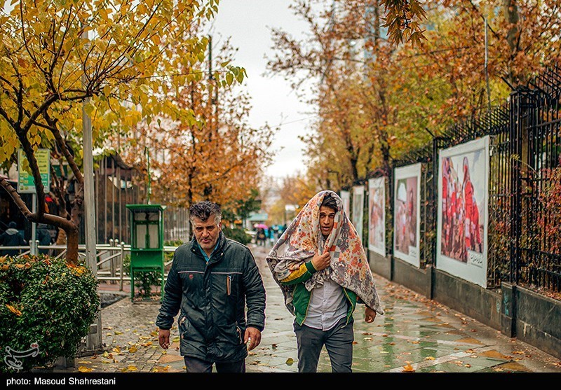 باران پاییزی تهران
