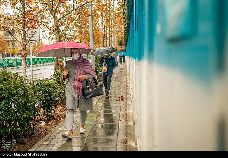 باران پاییزی تهران