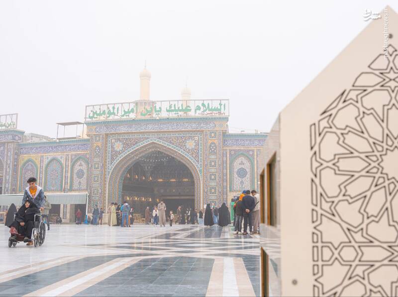 عکس/ کربلا غرق در مه