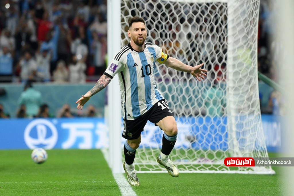 گل اول آرژانتین به استرالیا توسط لیونل مسی
