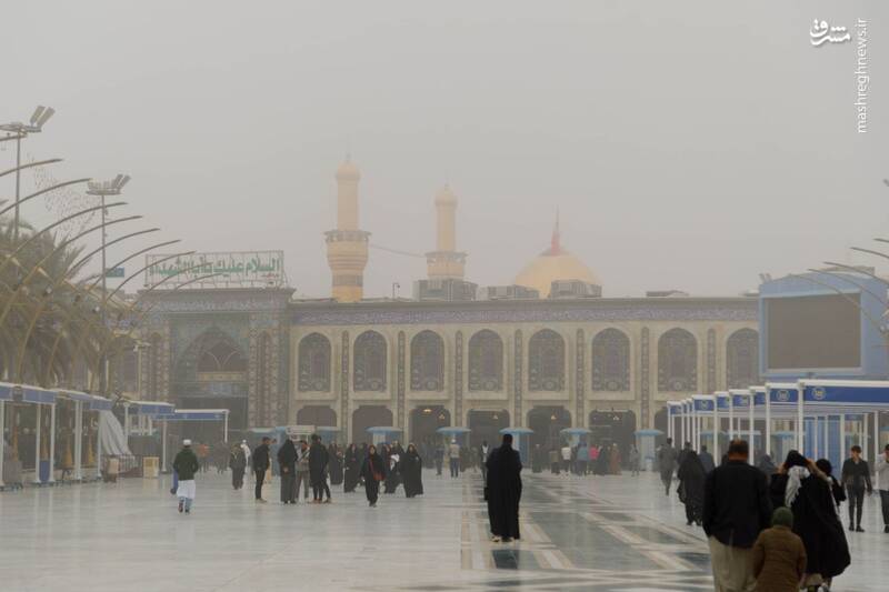 عکس/ کربلا غرق در مه