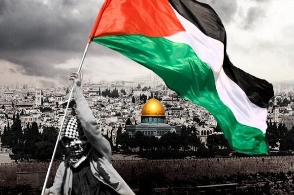 شعار «آزادی برای فلسطین» از سوی هواداران انگلیسی