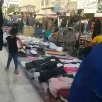 فعالیت دست‌فروشان در پیاده‌راه حافظ بندرعباس