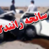 واژگونی پژو در محور مشهد-نیشابور