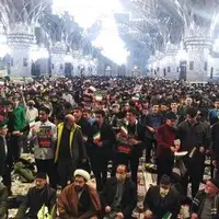 مراسم چهلم شهدای دانش‌آموز شاهچراغ در مشهد برگزار شد