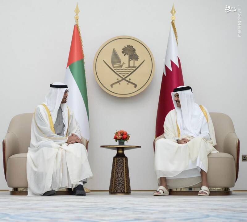  اولین سفر رسمی رئیس امارات به قطر