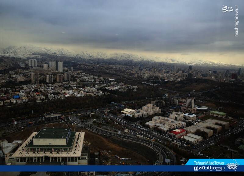 آسمان تهران پس از دو روز بارانی