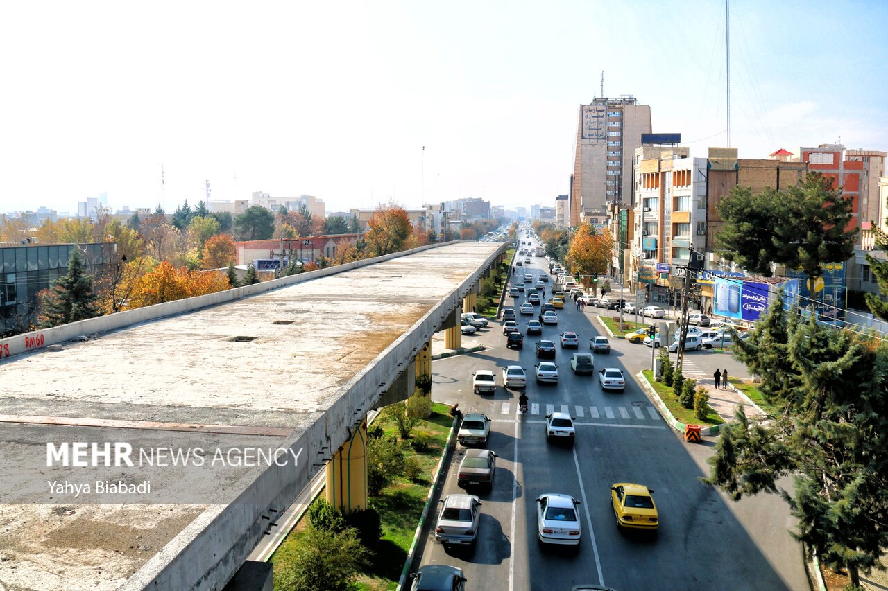 عملیات اجرایی پروژه قطار شهری کرمانشاه