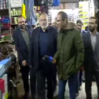 بازدید سرزده استاندار از بازار قزوین