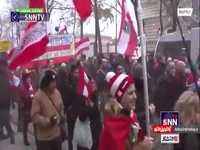 تظاهرات شهروندان اتریشی علیه حمایت دولت از اوکراین