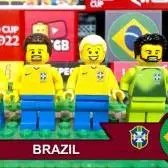 شبیه سازی بازی برزیل - کره‌ جنوبی با لگو