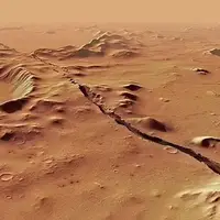 کشف یک ستون بزرگ از سنگ مذاب در زیر دشت‌های مریخ