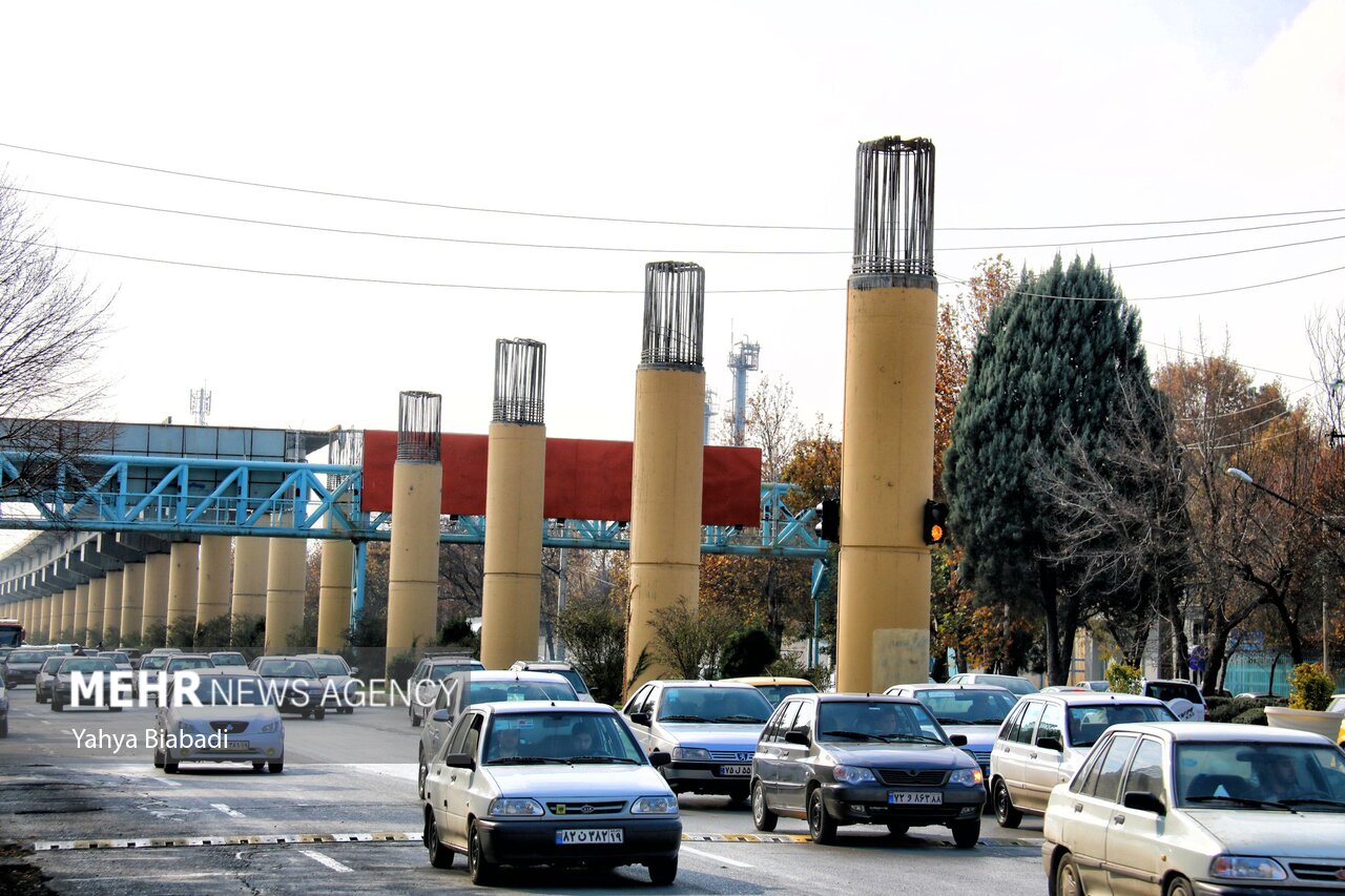 عملیات اجرایی پروژه قطار شهری کرمانشاه